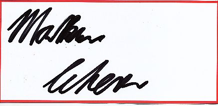 Markus Scherer   Ringen  Autogramm Blatt  original signiert 