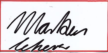 Markus Scherer  Ringen  Autogramm Blatt  original signiert 