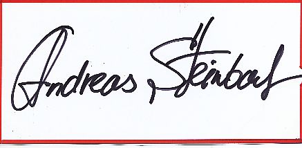 Andreas Steinbach  Ringen  Autogramm Blatt  original signiert 