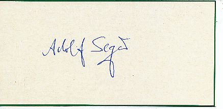 Adolf Seger  Ringen  Autogramm Blatt  original signiert 