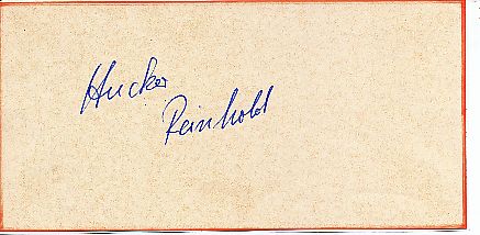 Reinhold Hacker  Ringen  Autogramm Blatt  original signiert 