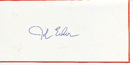 John Ecker  Basketball  Autogramm Blatt  original signiert 