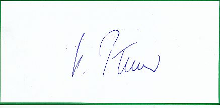 Uli Pinner  Tennis  Autogramm Blatt  original signiert 