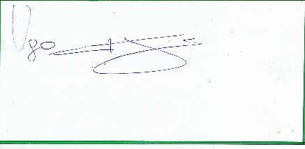 Ugo Colombini   Tennis  Autogramm Blatt  original signiert 
