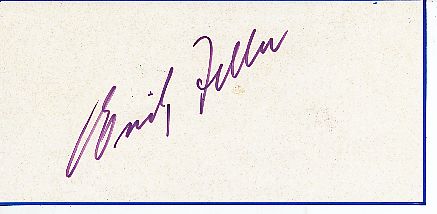 Erich Zeller  Eiskunstlauf  Autogramm Blatt  original signiert 