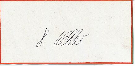 Harry Keller  DHB  Handball  Autogramm Blatt  original signiert 