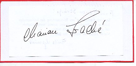 Manon Strache  Film &  TV  Autogramm Blatt  original signiert 
