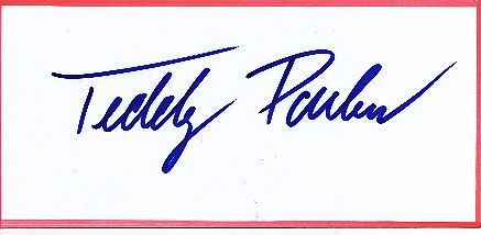 Teddy Parker  Musik  Autogramm Blatt  original signiert 