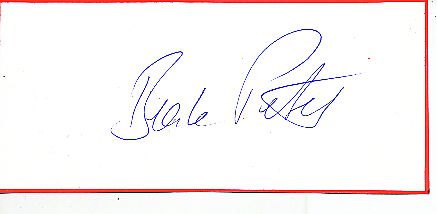 Beate Peters  Leichtathletik  Autogramm Blatt  original signiert 