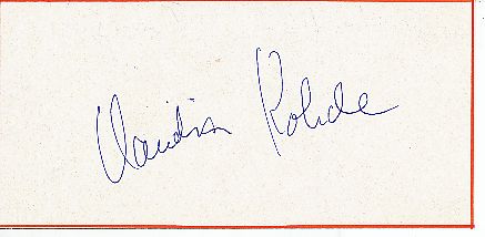 Claudia Kohde  Tennis  Autogramm Blatt  original signiert 