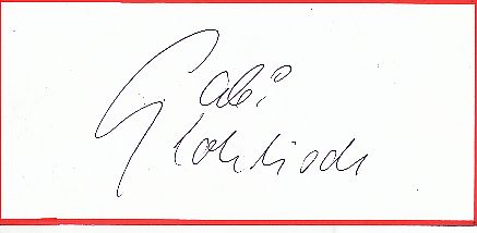Gaby Kohlisch   Rodeln  Autogramm Blatt  original signiert 