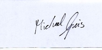 Michael Greis  Biathlon  Autogramm Blatt  original signiert 