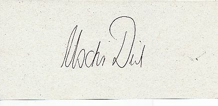 Uschi Disl  Biathlon  Autogramm Blatt  original signiert 