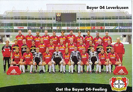 Bayer 04 Leverkusen  1998/1999   Fußball Mannschaftskarte 