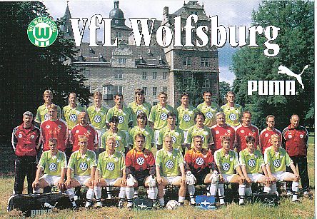 VFL Wolfsburg     Fußball Mannschaftskarte 