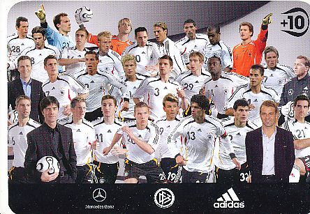 DFB  Nationalteam   Fußball Mannschaftskarte 