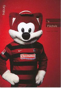 S' Füchsle   Maskottchen  SC Freiburg  Fußball Autogrammkarte 