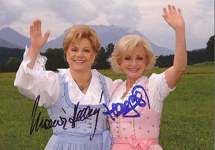 Margot & Maria Hellwig † 2010   Musik  Autogrammkarte  original signiert 