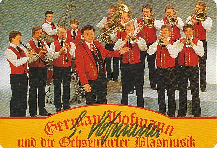 German Hofmann † 2007   Musik  Autogrammkarte  original signiert 