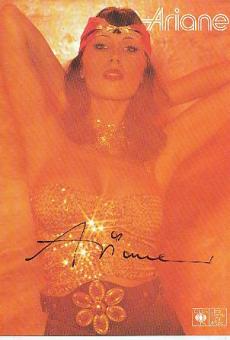 Ariane   Musik  Autogrammkarte  original signiert 