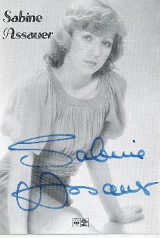 Sabine Assauer   Musik  Autogrammkarte  original signiert 