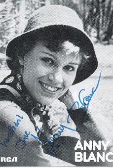 Anny Blanc   Musik  Autogrammkarte  original signiert 