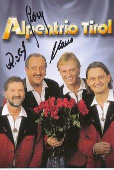 Alpentrio Tirol   Musik  Autogrammkarte  original signiert 
