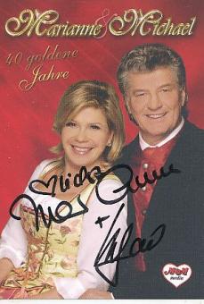 Marianne & Michael   Musik  Autogrammkarte  original signiert 