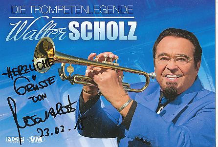 Werner Scholz  Musik  Autogrammkarte  original signiert 