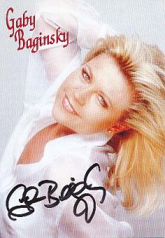 Gaby Baginsky   Musik  Autogrammkarte  original signiert 