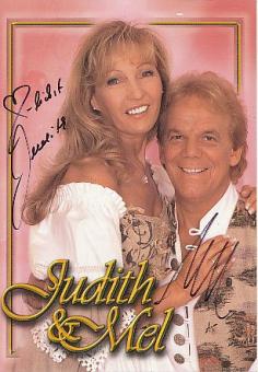 Judith & Mel   Musik  Autogrammkarte  original signiert 