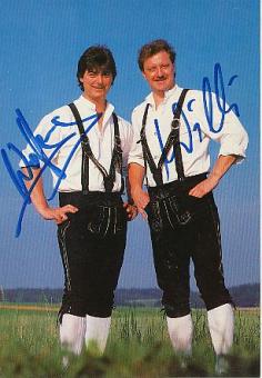 Original Naabtal Duo  Musik  Autogrammkarte  original signiert 