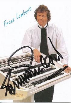 Franz Lambert  Musik  Autogrammkarte  original signiert 