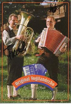 Original Vogtlandecho  Musik  Autogrammkarte  original signiert 
