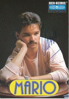 Mario  Musik  Autogrammkarte  original signiert 