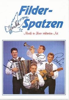 Filder Spatzen  Musik  Autogrammkarte  original signiert 