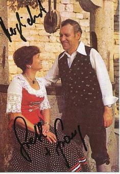 Gretl und Franz Metschl  Musik  Autogrammkarte  original signiert 