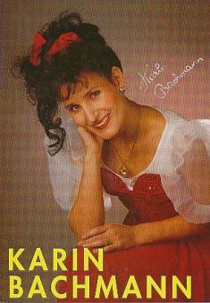 Karin Bachmann  Musik  Autogrammkarte  original signiert 