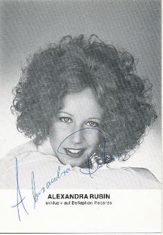 Alexandra Rubin  Musik  Autogrammkarte  original signiert 