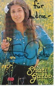 Shari Garbo  Musik  Autogrammkarte  original signiert 