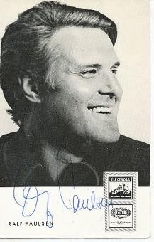 Ralf Paulsen   Musik  Autogrammkarte  original signiert 