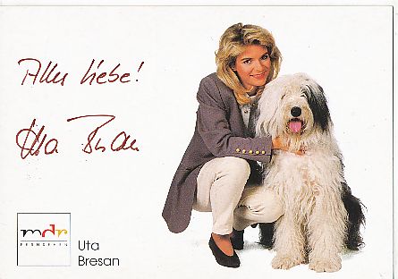 Uta Bresan  Musik  Autogrammkarte  original signiert 