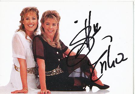 Gitti & Erika   Musik  Autogrammkarte  original signiert 