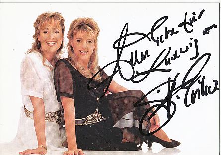 Gitti & Erika  Musik  Autogrammkarte  original signiert 