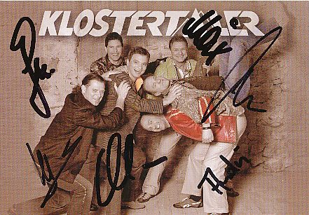 Klostertaler   Musik  Autogrammkarte  original signiert 