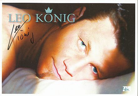Leo König  Musik  Autogrammkarte  original signiert 