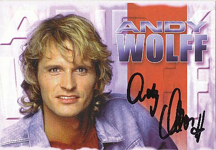 Andy Wolff   Musik  Autogrammkarte  original signiert 