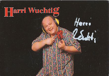 Harri Wuchtig   Musik  Autogrammkarte  original signiert 