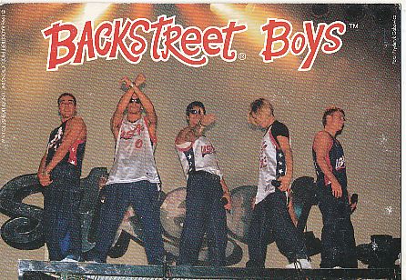 Backstreet Boys  Musik  Autogrammkarte 