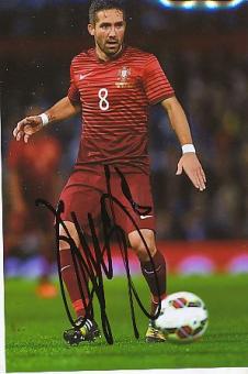 Joao Moutinho  Portugal  EM 2020  Fußball Autogramm  Foto original signiert 
